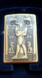 Brichetă ZIPPO de Colecție &quot;Egyptian Collectors Edition &quot; Originală Nouă Nefolosită(NOS) Rară