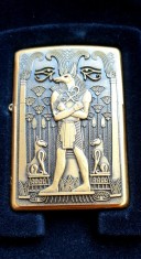 Brichetă ZIPPO de Colecție &quot;Egyptian Collectors Edition &quot; Originală Nouă Nefolosită(NOS) Rară