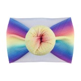 Bentita lata tip turban cu imprimeu - Model 16 (Marime Disponibila: 6-12 luni