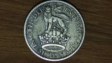 Anglia Marea Britanie - moneda colectie argint - 1 shilling 1927 - ceva mai rara, Europa