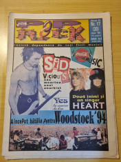 vox pop rock mai 1994-interviu laurentiu cazan,poster brian may,pink floyd,jazz foto