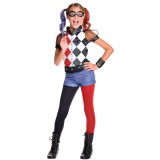 Costum Harley Quinn pentru fete 5-7 ani 116-120 cm, DC