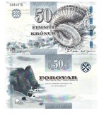 Insulele Feroe 50 Kronur 2011 P-29 UNC