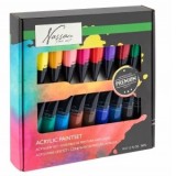 Set culori acrilice Creative Craft Fine Art, 18 culori, 36 ml