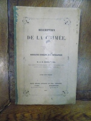 Description de la Crimee, Paris 1855 foto