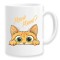Cana alba personalizata &quot;Meow meow?&quot;, INOVATIX&reg;. 330ml