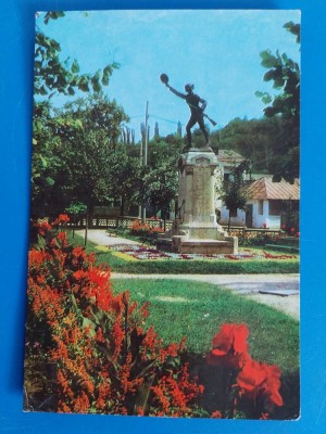 CPIB 23005 CARTE POSTALA - SLATINA. MONUMENTUL ECATERINEI TEODOROIU, DE D. MATAUANU foto