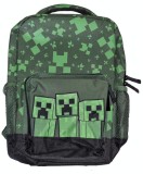 Ghiozdan Minecraft,Creeper Army, 35 cm, ORIGINAL, NOU !!, Unisex, Rucsac