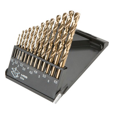 Set burghie metal HSS-CO 1,5-6,5mm 13buc. GRAPHITE 57H088 HardWork ToolsRange foto