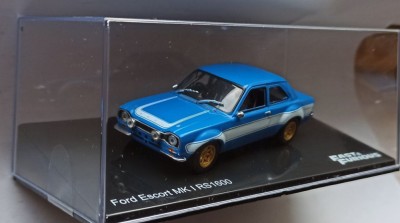 Macheta Ford Escort MK1 RS1600 Fast and Furious - IXO/Altaya 1/43 foto