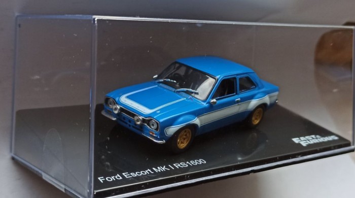 Macheta Ford Escort MK1 RS1600 Fast and Furious - IXO/Altaya 1/43