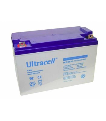 Acumulator plumb acid cu gel Ultracell 12V 100Ah terminal F10 foto