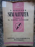 L.GALLIEN - SEXUALITATEA -Ed.Contemporana 1942