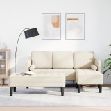vidaXL Set Canapea 2 Piese cu Perne din In