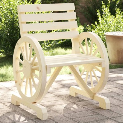 Gossi scaune de gradina, 2 buc., 58x58x78,5 cm, lemn masiv de brad foto