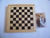 Sah Portabil 17x17 cm, Piese 2cm, Rege 3.8cm - Joc de Sah Compact