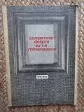 CONSEMNARI DESPRE ARTA ROMANEASCA-PETRE OPREA AUTOGRAF