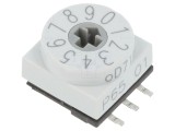&Icirc;ntrerupător codificare DEC/BCD 10 Poz SMD 80m&Omega;
