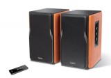 BOXE EDIFIER 2.0, RMS: 42W (2 x 21W), telecomanda wireless, volum, bass, treble, brown, &quot;R1380T-BR&quot; (timbru verde 11.00 lei)
