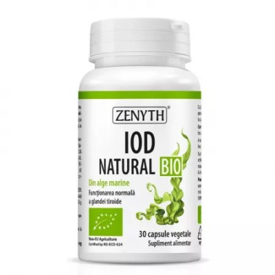 Iod Natural Bio, 30 capsule vegetale, Zenyth foto