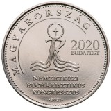 Ungaria 50 Forint 2021 - (Congresul euharistic) 27.4 mm, KM-1020 UNC !!!