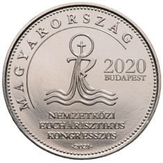 Ungaria 50 Forint 2021 - (Congresul euharistic) 27.4 mm, KM-1020 UNC !!!