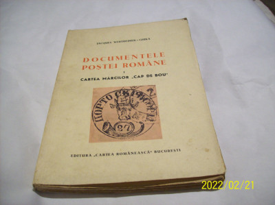 documentele postei romane- cartea marcilor ,,cap de bou&amp;#039;&amp;#039; vol I 1945 foto