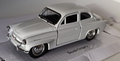 Macheta Skoda Octavia 1959 alb - Welly 1/36 foto