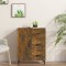Gossi dulap, stejar fumuriu, 69,5x34x90 cm, lemn compozit