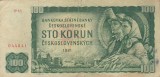 CEHOSLOVACIA 100 korun 1961 VF!!!