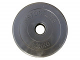 Disc greutate cu ciment inSPORTline 1,25 kg, PVC, pentru bara 30 mm