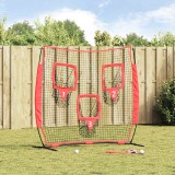vidaXL Baseball și Softball Negru 214.5 x 89.5 x 181 cm Poliester 42012856