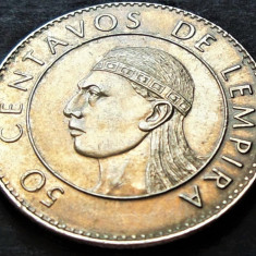 Moneda exotica 50 CENTAVOS de LEMPIRA - HONDURAS, anul 1978 * cod 3449