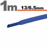 Tub termocontractibilAlbastru &bull; 13 / 6,5 mm (10m)