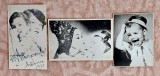 Fotografii Margareta Paslaru si Marinica 1976 - 1977 Autograf, Necirculata, Fotografie