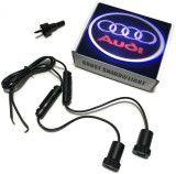 Holograme montare sub usa Audi model cu freza