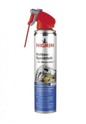 Spray cu vaselina pentru lanturi de motocicleta 400ml Nigrin foto