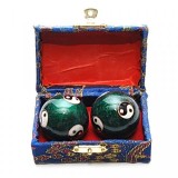Cumpara ieftin Bile pentru relaxare verzi cu Yin si Yang (Baoding)