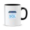 Cana personalizata cu mesaje pentru programatori, Meserias in SQL