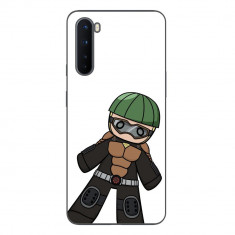 Husa compatibila cu OnePlus Nord Silicon Gel Tpu Model One Punch Man Mumen Rider foto