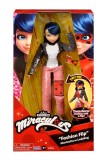 Papusa Miraculous, cu paiete reversibile, Marinette to Ladybug