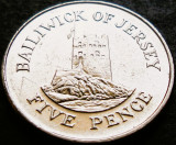 Cumpara ieftin Moneda 5 PENCE - JERSEY, anul 2008 * cod 4925, Europa