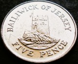 Cumpara ieftin Moneda 5 PENCE - JERSEY, anul 2008 * cod 4925