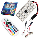 Placa Led RGB 28X43MM Cu Telecomanda 15 SMD 5050 RGB 12V ( Pret / Set ) 031016-7, General