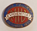 FRUNTAS EVIDENTIAT MIU MINISTERUL INDUSTRIEI USOARE LUNA CALITATII NOV 1971