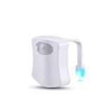 Cumpara ieftin Lampa LED multicolor cu senzor pentru toaleta, Oem