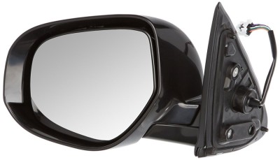 Oglinda exterioara Mitsubishi Outlander (Gg/Gf), 07.2012-2021, partea dreapta, culoare sticla crom , sticla convexa, cu carcasa grunduita, cu incalzi foto