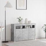 Gossi comoda gri beton lemn stratificat 116 x 30 x 75 cm rectangulara