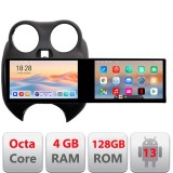 Navigatie Nissan Micra 2010-2014 Edotec 2 ecrane 8 core 4+128 21.6 inch Incell android Wifi 5Ghz gps internet KIT-micra2010 CarStore Technology