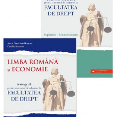 Teste-grila Limba romana si Economie